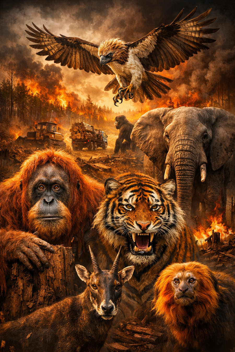 10 espèces menacées par la disparition des forêts (liste 2026)