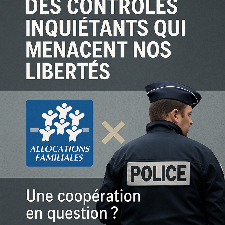 CAF et police : des contrôles inquiétants qui menacent nos libertés