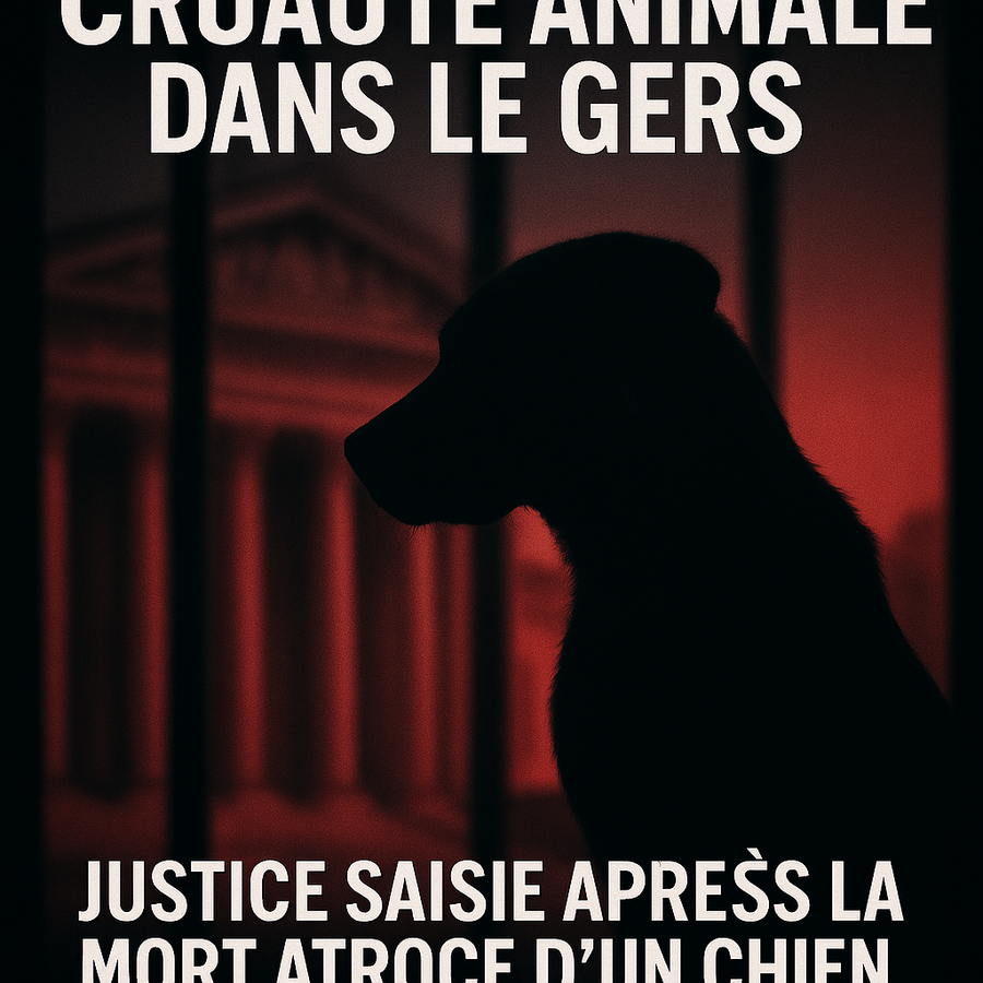 Cruauté animale dans le Gers : la justice saisie après la mort atroce d’un chien