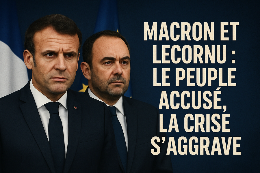 Macron et Lecornu : le peuple accusé, la crise s’aggrave