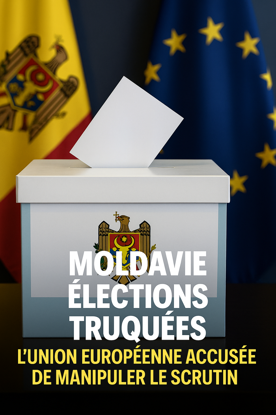 Moldavie élections truquées : l’Union Européenne accusée de manipuler le scrutin