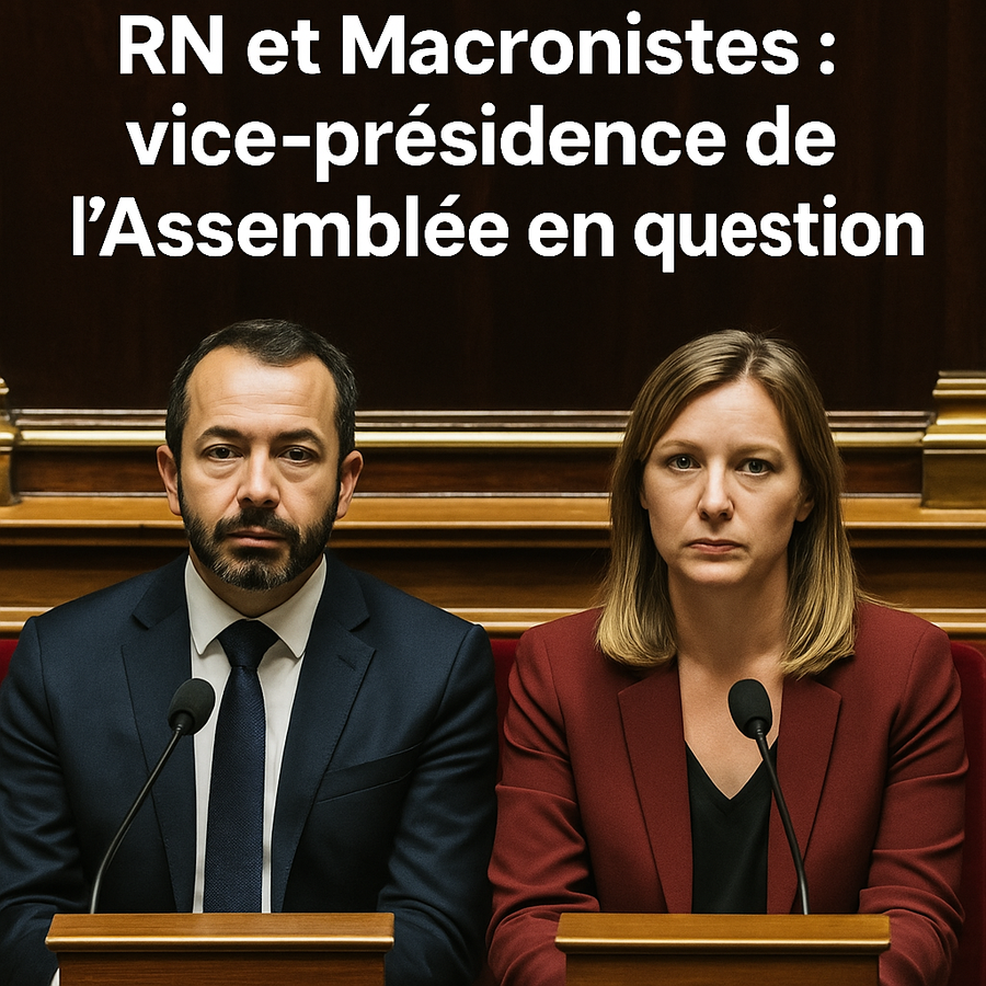 RN et Macronistes : vice-présidence de l’Assemblée en question