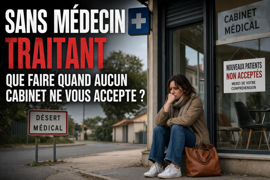Sans médecin traitant : que faire quand aucun cabinet ne vous accepte ?